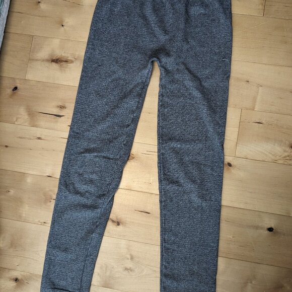 Heathered grey fleece leggings - Picture 1 of 2